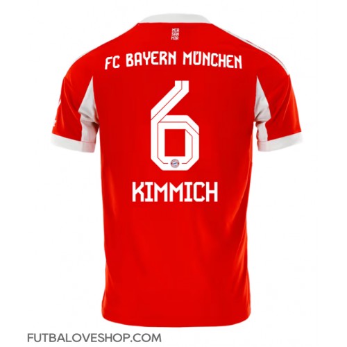 Dres Bayern Munich Joshua Kimmich #6 Domáci 2025-26 Krátky Rukáv
